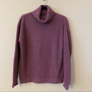 Ae-Don't Ask Why-Looped Knit Turtleneck Sweater